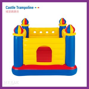 INTEX Childrens Inflatable Castle Indoor Naughty Castle Trampoline Toy Trampoline Playground Mainan Budak 48259室内城堡小孩玩具