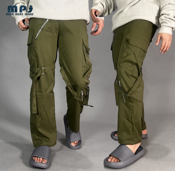 Cargo multi pocket pants best sale