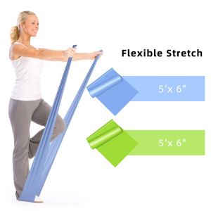 1PC Resistance BandsProfessional Long Non-Latex Elastic Stretch BandsExercise Bands for Physical Therapy Yoga Pilates Rehab at-Home or The Gym Workouts Strength Training