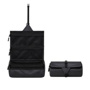 YITAQI Waterproof Hanging Toiletry Bag Portable Large Capacity Storage Pouch Compact Durable Foldable Cosmetic Organizer Camping
