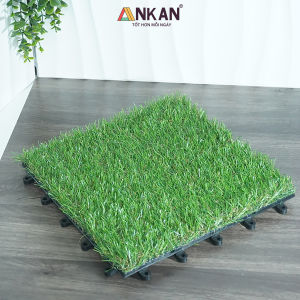 Vỉ Cỏ Nhân Tạo ANKAN Xuất Khẩu Nhật Bản – Lót Ban Công Sân Vườn Kết Hợp Vỉ Gỗ Lót Sàn