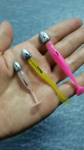 JOHNCOO 10pcs Exposed Jig Head Hook Fishing Hooks 2g 3g 5g Bait Hook Soft Bait Wom Hook light jigging hook