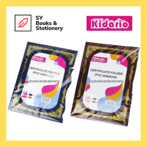 Kidario Certificate Folder /Kad Sijil A4/Sijil File A4(PVC Cover Window)