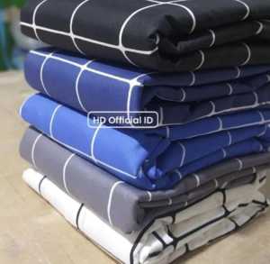 Serba Murah Sarung Kasur Busa Aesthetic Kotak-kotak Sarung Kasur Busa Resleting Seprai Resleting Motif Kotak-kotak