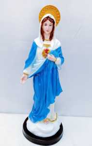 Patung Hati Kudus Bunda Maria Tinggi 39 cm - PR 33 (Sudah Termasuk Bubble wrap 3 Meter)