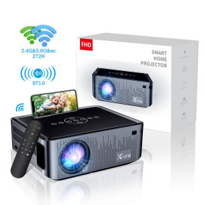 X1 PRO Projector มินิโปรเจคเตอร์ เครื่องฉายโปรเจคเตอร์ 1080P สมาร์ท Android 9.0 12000 Lumens