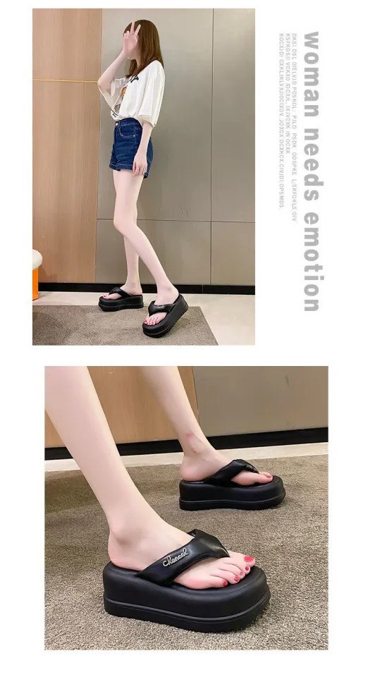 Fashion Summer Rubber Platform Sandals Flip Flops Women Slippers