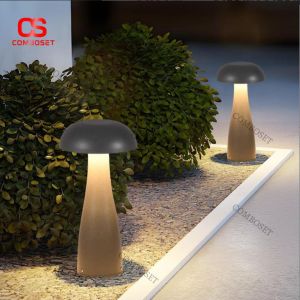 Đèn Trụ Sân Vườn Dáng Cây Nấm Chiếu Sáng Lối Đi Ngoài Trời