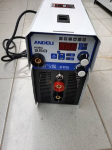 ANDELI Digital Household Single Phase 220V MIG-250ME 3m gun MIG/MMA/TIG 3 in1 Welding Machine MMA Welding Flux Welding Gasless Welding Inverter Welder