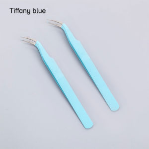 🔥Orfila StainlessMulti-function Tool Macaron Candy-Colored Tweezers Elbow Tape Stickers Scrapbook false eyelash precision anti-static tweezers School Office Stationery Make Up Accessories COD