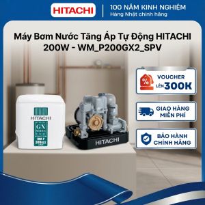 Máy bơm nước tăng áp tự động HITACHI - WM_P200GX2_SPV |