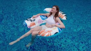 OKSUWATER 2 Pack Pool Floats Pool Floaties for Adults Multicolor