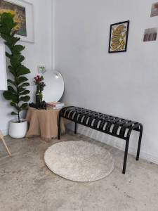 Intra  ม้านั่งเหล็กยาว แนวมินิมอล แข็งแรงทนทาน