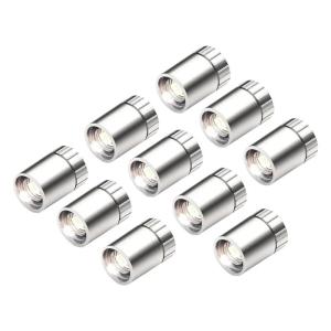 10Pieces Small LED Light Operated Lighting Lamp For Dollhouses Crafting And Building Set Warm/White Illumination