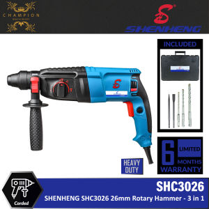 SHENHENG SHC3026 26mm Rotary Hammer - 3 in 1