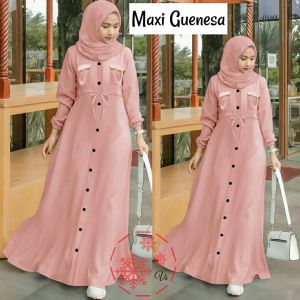 Chello Gamis tunik panjang muslim Guenesa syari dress wanita