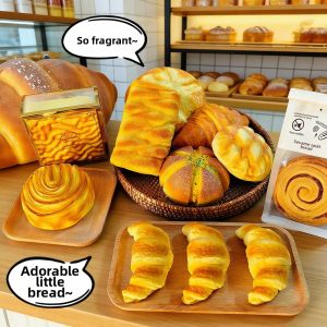 WAPKTY Simulated Bread Squeeze Pinch Toy Soft And Wet BPA-Free Scented Fidget Toy  Slow Rebound Squeeze Model Children Gifts