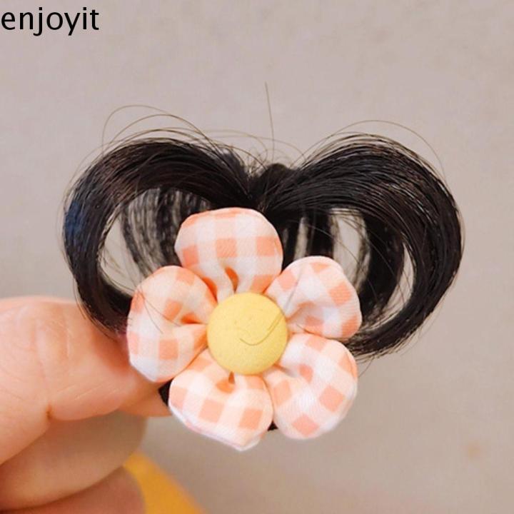 ENJOYIT Funny Baby Girl Hair Clip Cute Headdress Kids Wig Hairpin Headwear Summer Flower Bow Hair Clip Newborn
