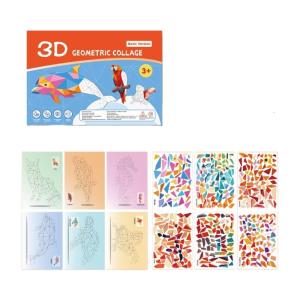 Lấy cảm hứng từ miếng dán hình động vật đồ chơi ghép hình thiết lập với số 3D hình thiết kế thời thơ ấu hoạt động học tập thiết kế di động