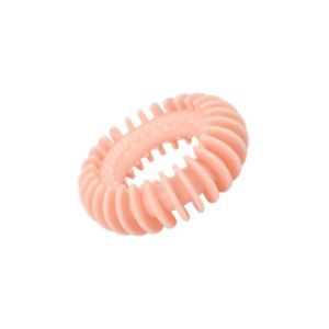 QEFEE Wear Resistant Dog Biting Ring Toy Soft Rubber Dog Molar Toy Ring Pet Trainging Molar Toy Bite Resistant Dog Chew Toy Relieve Boredom