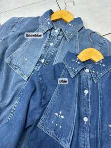 Kemeja Jeasn Premium Pita Terbaru Blouse Korean Style