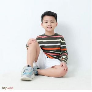 HTP Kids Boys Longsleeves Top | Kids Cuffed Pullover Top