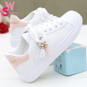 SW ⭐️Ready Stock⭐️ Shoes Women Sneakers Student Flat White Shoes Sneakers All-match Breathable and Comfortable New 2020 Sports Womens Shoes