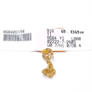JIN JING PDR CHARM BUTTERFLY EMAS 916 ORI 0.80G/0.83G