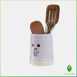 Gw กล่องเก็บช้อนส้อม กล่องเก็บตะเกียบ มีฝาปิดกันฝุ่น น่ารัก chopsticks storage box