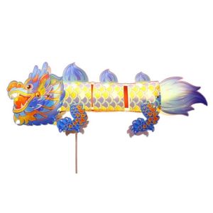 UMBRAULI Chinese Style Childrens Loong Lantern PVC Handheld Handmade Dragon Lantern Cute Blessings Mid-Autumn Festival Lamp Kids