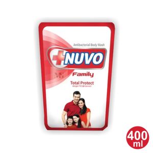 Nuvo Family Total Protect Sabun Mandi Anti Bakteri Aroma Lembut 400 ml