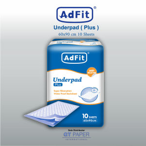 Adfit Underpad Plus 10 Sheets 60x90cm (1pack)