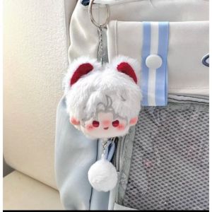 Anime Love and Deepspace Xavier Zayne Caleb Sylus Rafayel Cosplay Cartoon Fluffy Maumet Pendant Ornament Dango Puppet Keychain