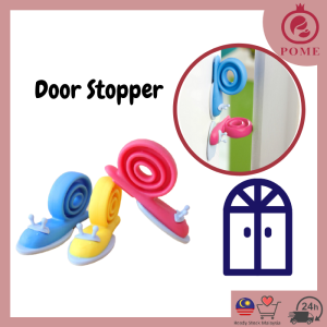 Pome Safety Door Stopper Baby Children Windproof and Anti-Door Holder Cute Snail 3pc Set