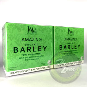 2 Boxes IAM Amazing Pure Organic Barley Capsules