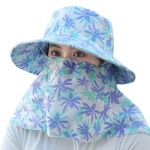 MARINI UV Protection Sun Hat Ear Flap Outdoor Women Hats Breathable Hunting Fishing Cap Women