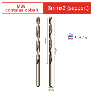 MATA BOR HSS COBALT BAJA M35 COBALT 3.0 MM HSS CO BAJA LURUS BESI