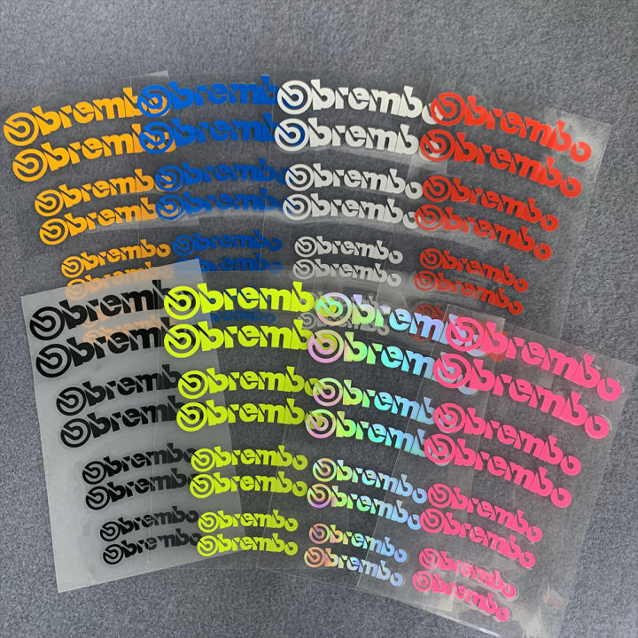 Brembo Caliper Reflective Stickers for Car and Motorcycle Brake Pads