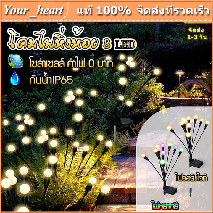 ไฟโซล่าเซลล์ ไฟหิ่งห้อย ตกแต่งสวน สร้างบรรยากาศ