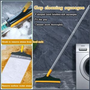 Cleaning Brush 120° Rotation Scrubber Rubber Soft Scraper Good Cleaning Effect Easy Stain Removal