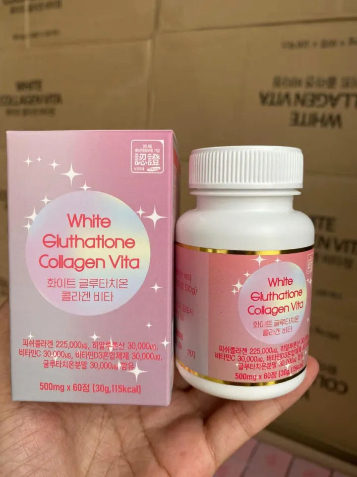VIN UNG TRNG DA TNG HP WHITE GLUTATHIONE COLLAGEN VITA 60 VIN HN QUC - SN PHM VIN UNG TRNG DA TNG HP WHITE GLUTATHIONE COLLAGEN VITA 60 VIN HN QUC - SN PHM