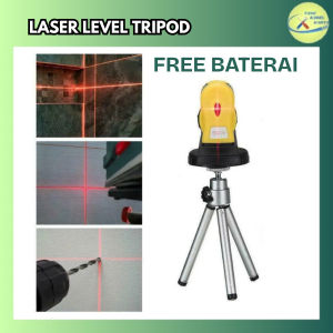 LASER LEVELER LEVELING 360 ALAT UKUR PRESISI KAKI TRIPOD VERTIKAL HORIZONTAL TUKANG PROYEK BANGUNAN