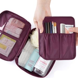 【SunnySpace】พร้อมส่ง กระเป๋าจัดเก็บระเบียบพกพา กระเป๋าจัดเก็บอุปกรณ์อาบน้ำ กันกระแทกในการเดินทาง กันน้ำซิปคู่