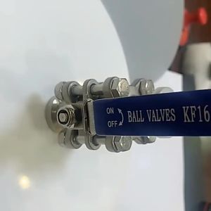 Hanson8 ISO-KF Vacuum Flange Ball Valve 304 Stainless Steel KF10 16 25 40 50 Manual Ball Valve Quick Connect Valve H5K8Q