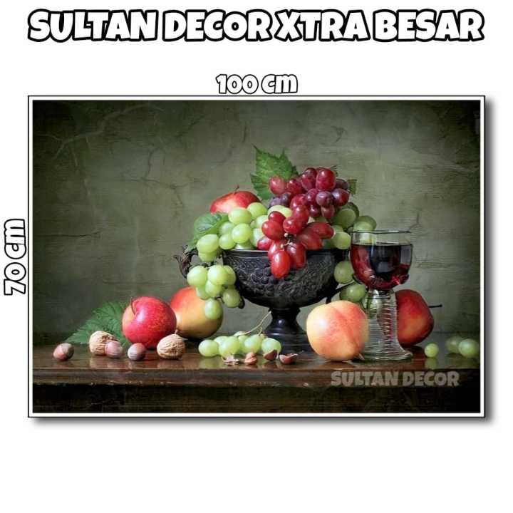 lukisan buah buahan 3d