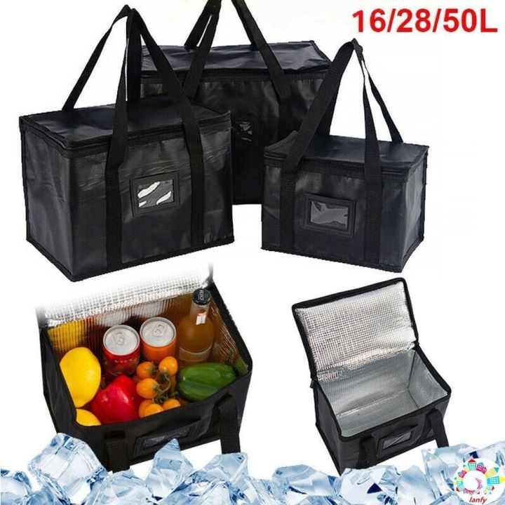 RONGJIAMALL Outdoor Casual Travel BBQ Meal Foldable Lunch Bag Ox Cloth