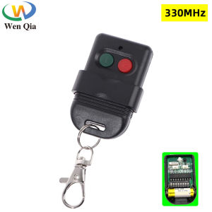 WenQia 330MHz Auto Gate Remote Controller SMC 5326 8 Dip Switch Duplicator Wireless Keyfob 1/2/4 pcs (Battery Include)