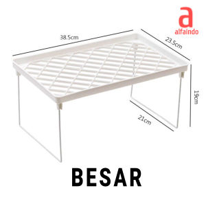 Rak Penyimpanan Meja Lipat Serbaguna Storage Stationery Dekstop RT018