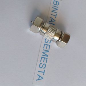 konektor f double male f to male f connector Taiwan 2 arah