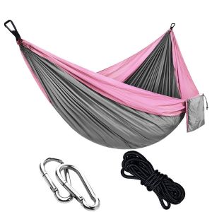 Duyan Foldable Hammock Double Camping Equipment Cradle For Adult Outdoor Hiking Hammock